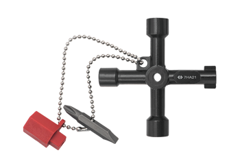 KLUCZ UNIWERSALNY DO SZAFEK SERWISOWYCH I ROZDZIELNI