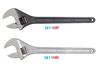 KLUCZ  NASTAWNY  ''SZWED''  Z  PODZIAŁKĄ   43mm x 380mm, CZARNY