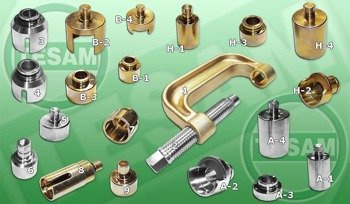 S0000976 - Ściągacz prasa do sworzni wahacza, zwrotnicy, stabilizatora w samochodach Mercedes, BMW, Honda