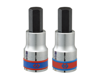 NASADKA  KRÓTKA  1/2''   Z  KOŃCÓWKĄ  HEX  7/16" x 60mm