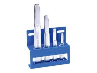 KOMPLET PRZECINAKÓW PROFILOWANYCH 4 SZT. ZE STOJAKIEM 87108