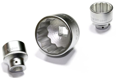  S9999909 - Klucz nasadka piasty koła 56 mm napęd 3/4";"<div><font size="2"><br />Specjalistyczna nasadka piasty koła </font></div><div><strong> </strong></div><div><strong><font size="2">Zastosowanie: </font></strong><font size="2"><br />Samochody Ford T