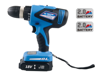 AKUMULATOROWA (SILNIK BEZSZCZOTKOWY) WIERTARKO - WKRĘTARKA 13.4Nm + 2 BATERIE LITOWO-JONOWE 18V