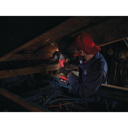 Szlifierka kątowa 125mm akumulatorowa RAPIDSTOP™ M18 CAG125XPDB-502X MILWAUKEE