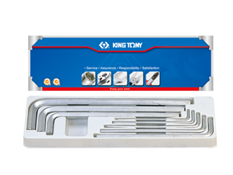 ZESTAW IMBUSÓW  8 szt.  1125S  -  HEX  EKSTRA  DŁUGIE  CALOWE  1/8 - 9/16''  PUDEŁKO