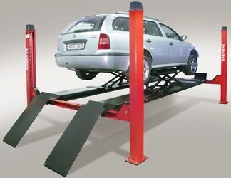 Werther Podnośnik diagnostyczny, 4000 kg, długość 4300mm, nożyce podprogowe 443ATLT