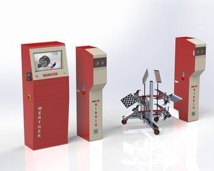 9004-3D_HIBRID - MUNSTER przyrząd do geometrii kół samochodów osobowych, dostawczych i ciężarowych