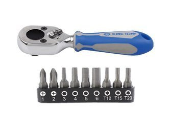 ZESTAW 1/4" BITÓW Z GRZECHOTKĄ, 10 CZ., BLISTER