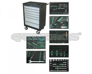 Wózek QS17071 z zestawem 236szt. narzędzi we wkładkach EVA