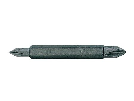 BIT DWUSTRONNY 1/4''  KRZYŻAK  No.1 / PŁASKI  4,5 x 0,6 x 60mm