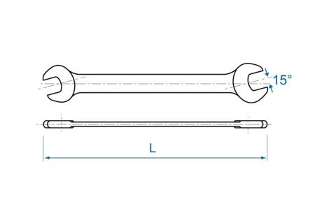 KLUCZ  PŁASKI  12 x 13mm