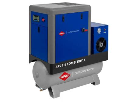 Kompresor śrubowy Airpress APS 7.5 Combi Dry X 5.5kW / 7.5KM 670l/min