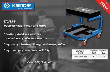 MOBILNY STOŁEK WARSZTATOWY