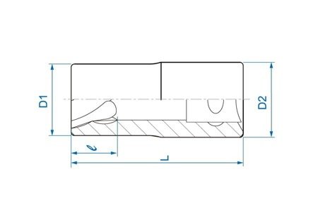 NASADKA 1/2" DO USZKODZONYCH ŚRUB M14