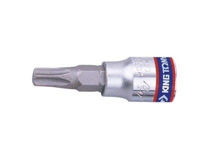 NASADKA  1/4''   Z  KOŃCÓWKĄ  TORX  Z  OTWOREM  T10 x 37mm