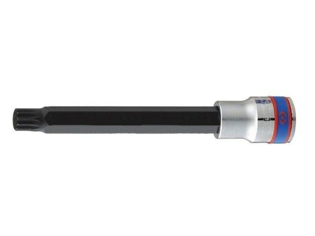 NASADKA  EXTRA DŁUGA 1/2''   Z  KOŃCÓWKĄ  SPLINE   M8 x 140 mm