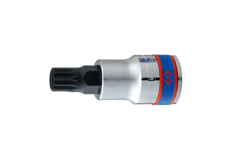 NASADKA  KRÓTKA 1/2''   Z  KOŃCÓWKĄ  SPLINE   M12 x 60 mm