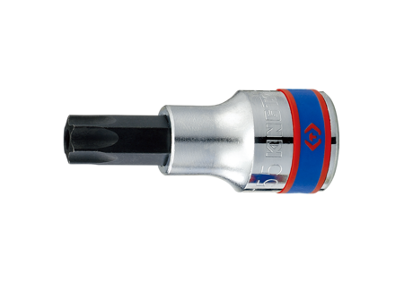 NASADKA  KRÓTKA  1/2''   Z  KOŃCÓWKĄ  TORX  Z  OTWOREM  T20 x 60mm