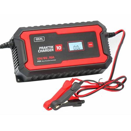 PRAKTIK CHARGER 10 LCD 6/12V