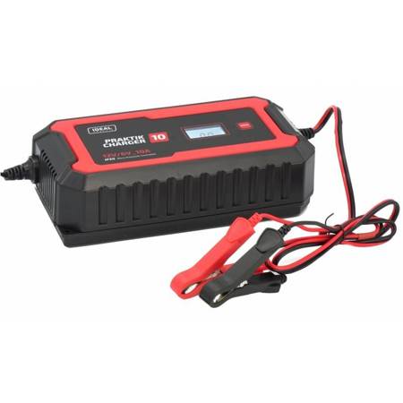 PRAKTIK CHARGER 10 LCD 6/12V