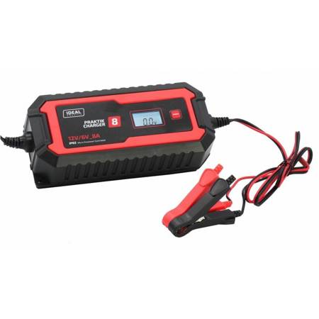 PRAKTIK CHARGER 8 LCD 6/12V