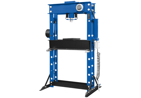 PRASA HYDRAULICZNO PNEUMATYCZNA 40-TON Z MANOMETREM, zakres 0-890 mm