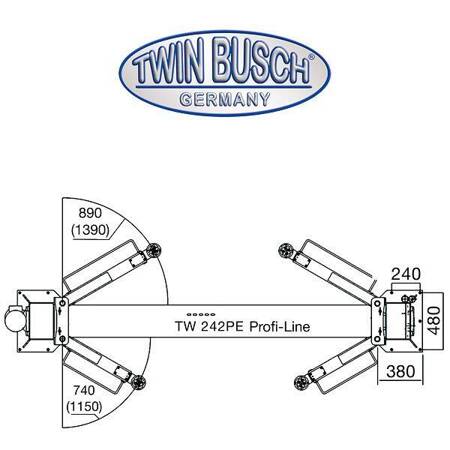 Podnośnik Dwukolumnowy TW 242 PE | Profi Line