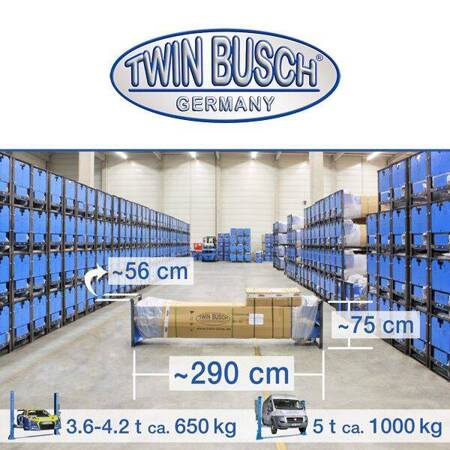 Podnośnik Dwukolumnowy TW 250 B4.5 Heavy-Line