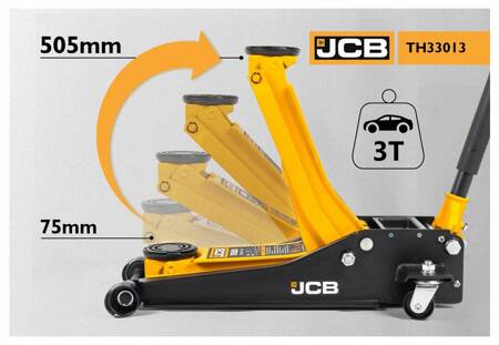 Podnośnik hydrauliczny 3T JCB żaba niskoprofilowa