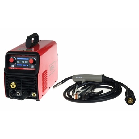 TECNO MIG 212 LCD MIG/TIG/MMA SYNERGIC VRD ALU