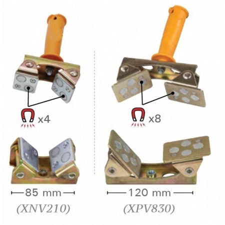 Zestaw podkładek magnetycznych V-PADs 4szt