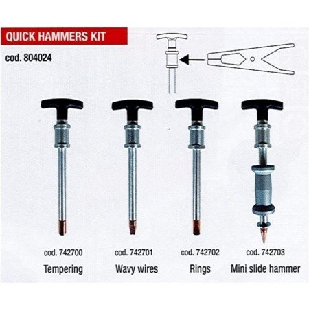 Zestaw wybijaków QUICK HAMMER do 5500 DUO