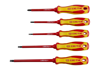 ZESTAW WKRĘTAKÓW IZOLOWANYCH 5cz.KRZYŻAK No.1x 100, No.2x100, PŁASKIE 4x100, 5,5x125, 6,5x150